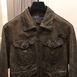 COPY - Polo Ralph Lauren Newsboy leather jacket